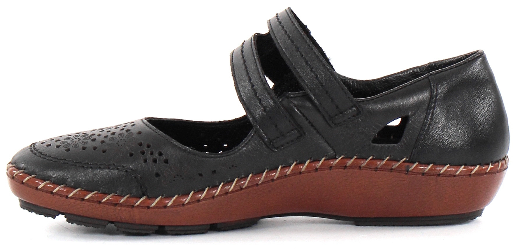 Rieker Promenadskor 44875-00 Svart 4 Rieker Promenadskor 44875-00 Svart - Bild 2