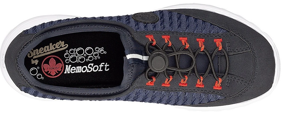 Rieker Promenadskor N6072-14 Blå 5 Rieker Promenadskor N6072-14 Blå - Bild 3