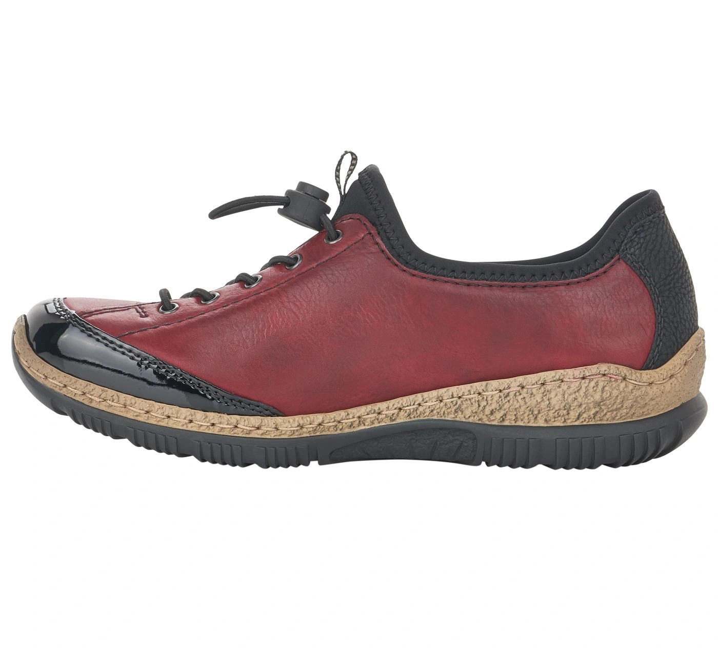 Rieker Promenadskor N3268-02 Röd 4 Rieker Promenadskor N3268-02 Röd - Bild 2