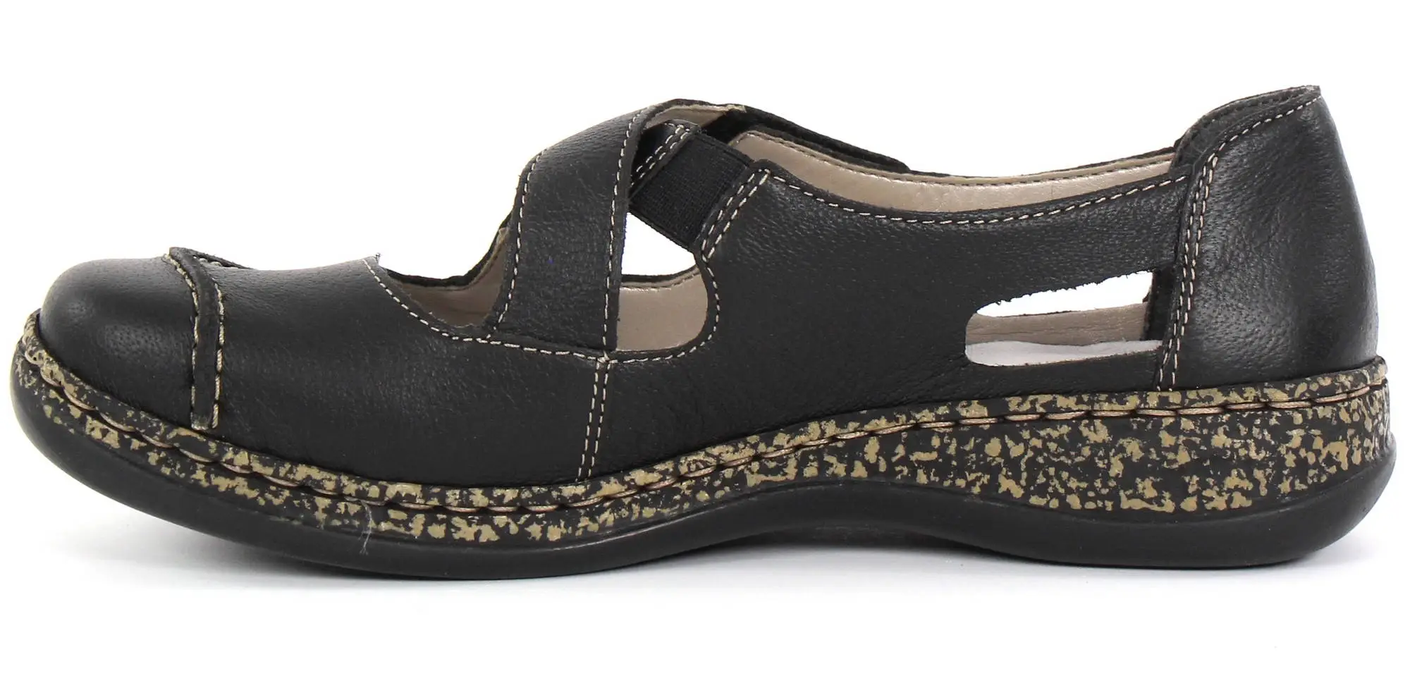 Rieker Promenadskor 46335-00 Svart 4 Rieker Promenadskor 46335-00 Svart - Bild 2