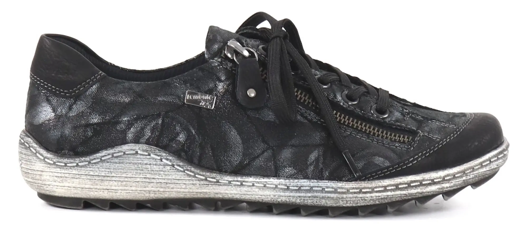 Rieker Remonte Dam Läder Promenadskor R1402-05 Svart 3 Rieker Remonte Dam Läder Promenadskor R1402-05 Svart