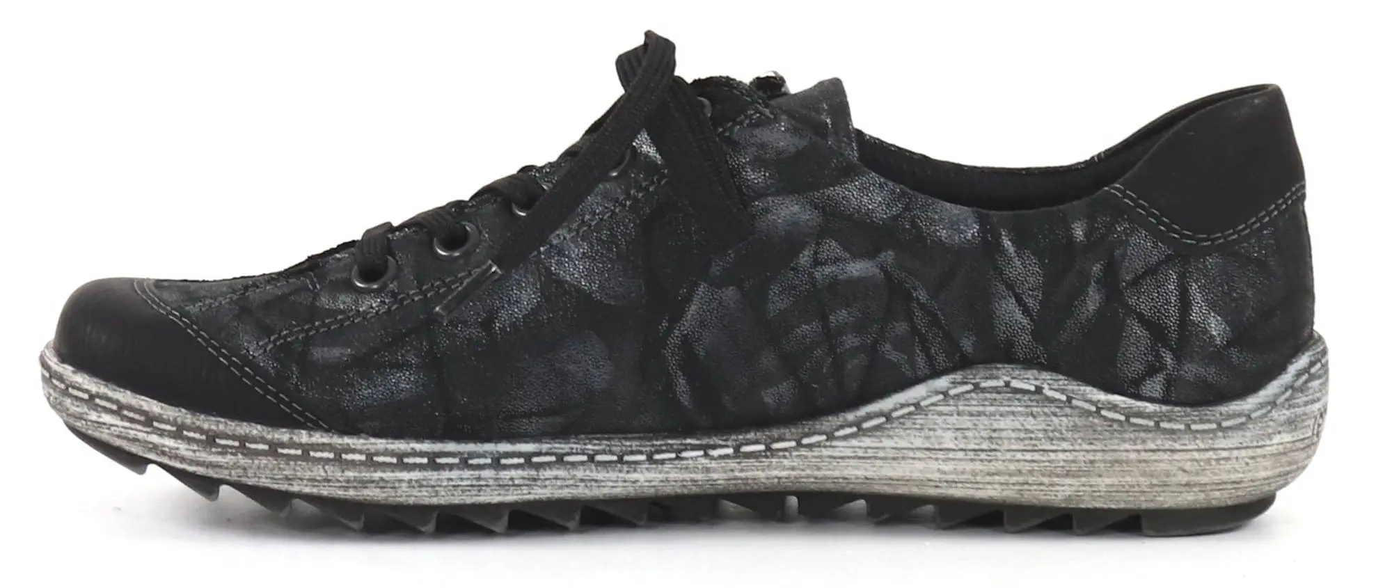 Rieker Remonte Dam Läder Promenadskor R1402-05 Svart 4 Rieker Remonte Dam Läder Promenadskor R1402-05 Svart - Bild 2