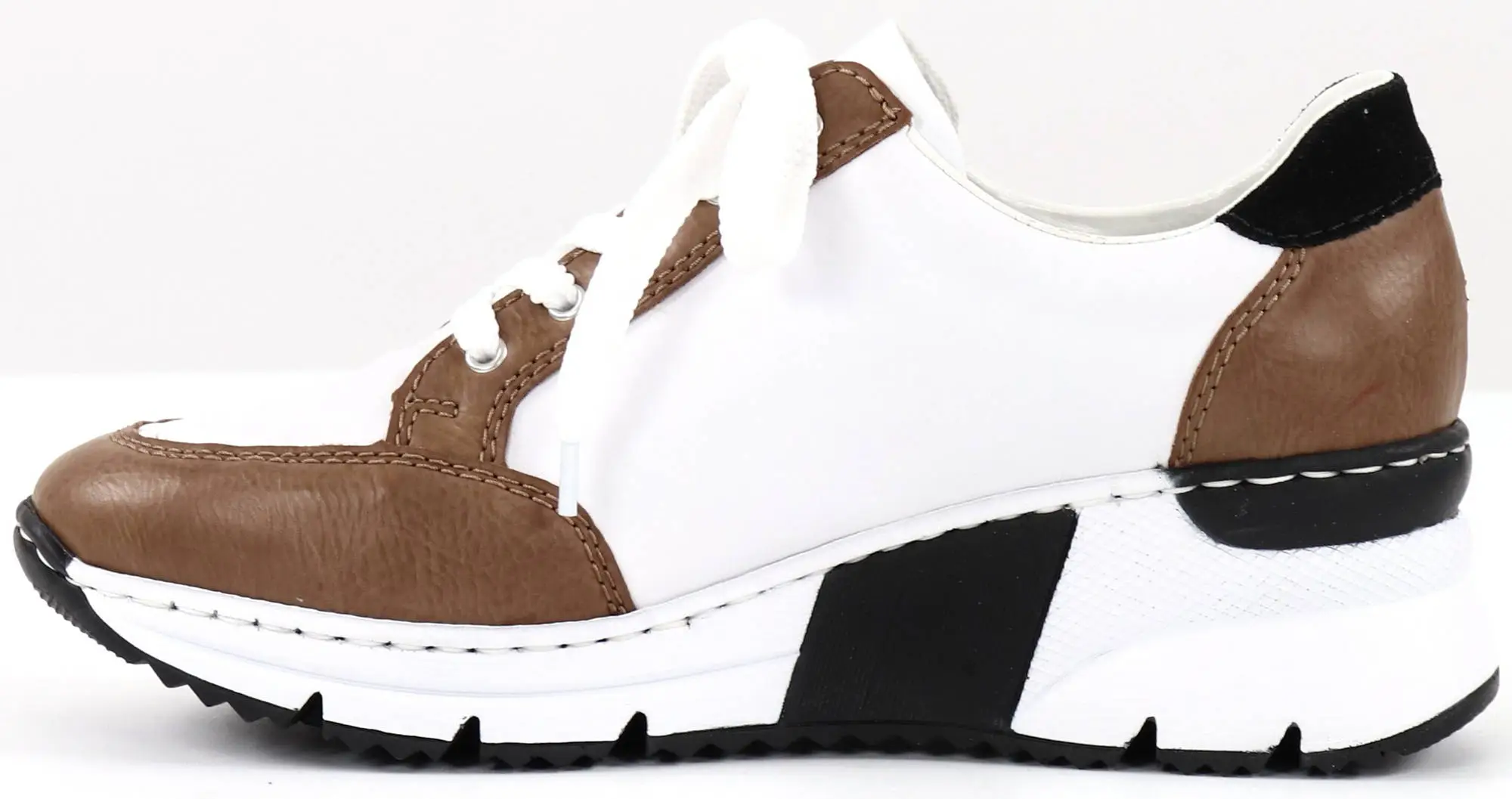 Rieker Kilklackade Sneakers N6303-64 Vit/multi 4 Rieker Kilklackade Sneakers N6303-64 Vit/multi - Bild 2