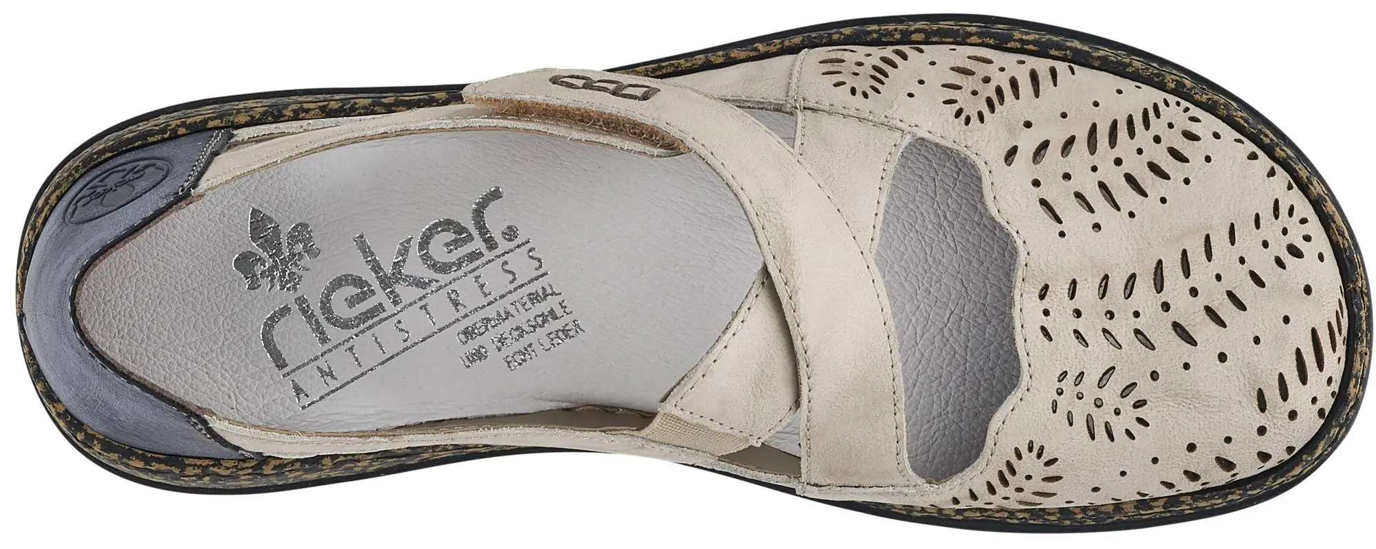 Rieker Dam Promenadskor 46375-60 Beige 5 Rieker Dam Promenadskor 46375-60 Beige - Bild 3