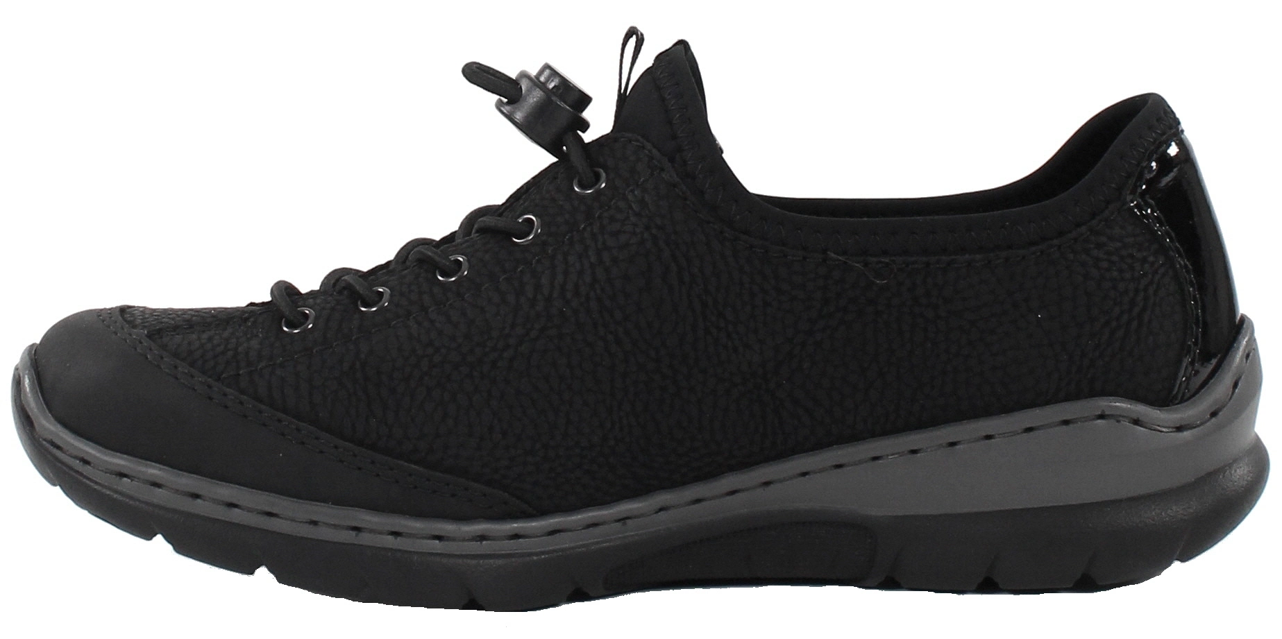 Rieker Dam Sneakers Med Antistress-sula L3263-00 Svart 4 Rieker Dam Sneakers Med Antistress-sula L3263-00 Svart - Bild 2