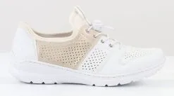 Rieker Promenadskor L3254-80 Vit/multi