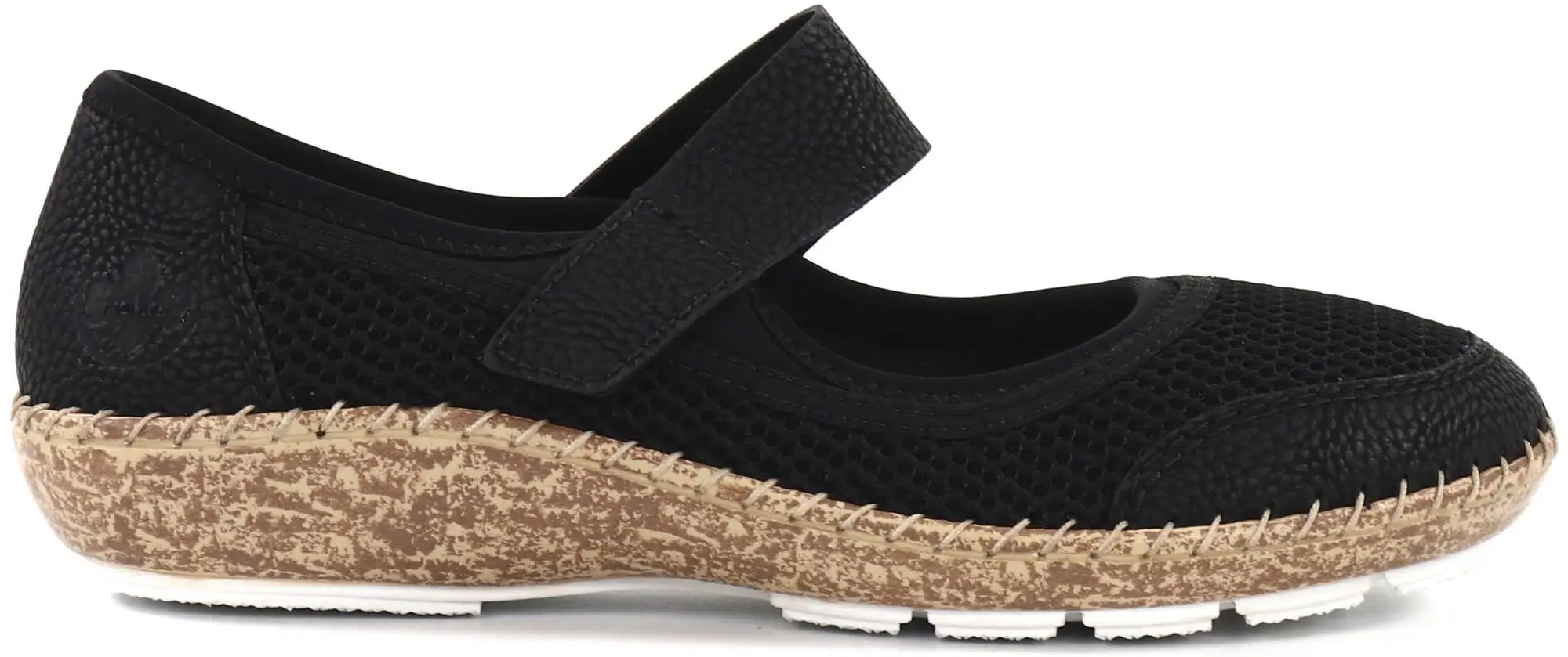 Rieker Promenadskor 44862-00 Svart 3 Rieker Promenadskor 44862-00 Svart