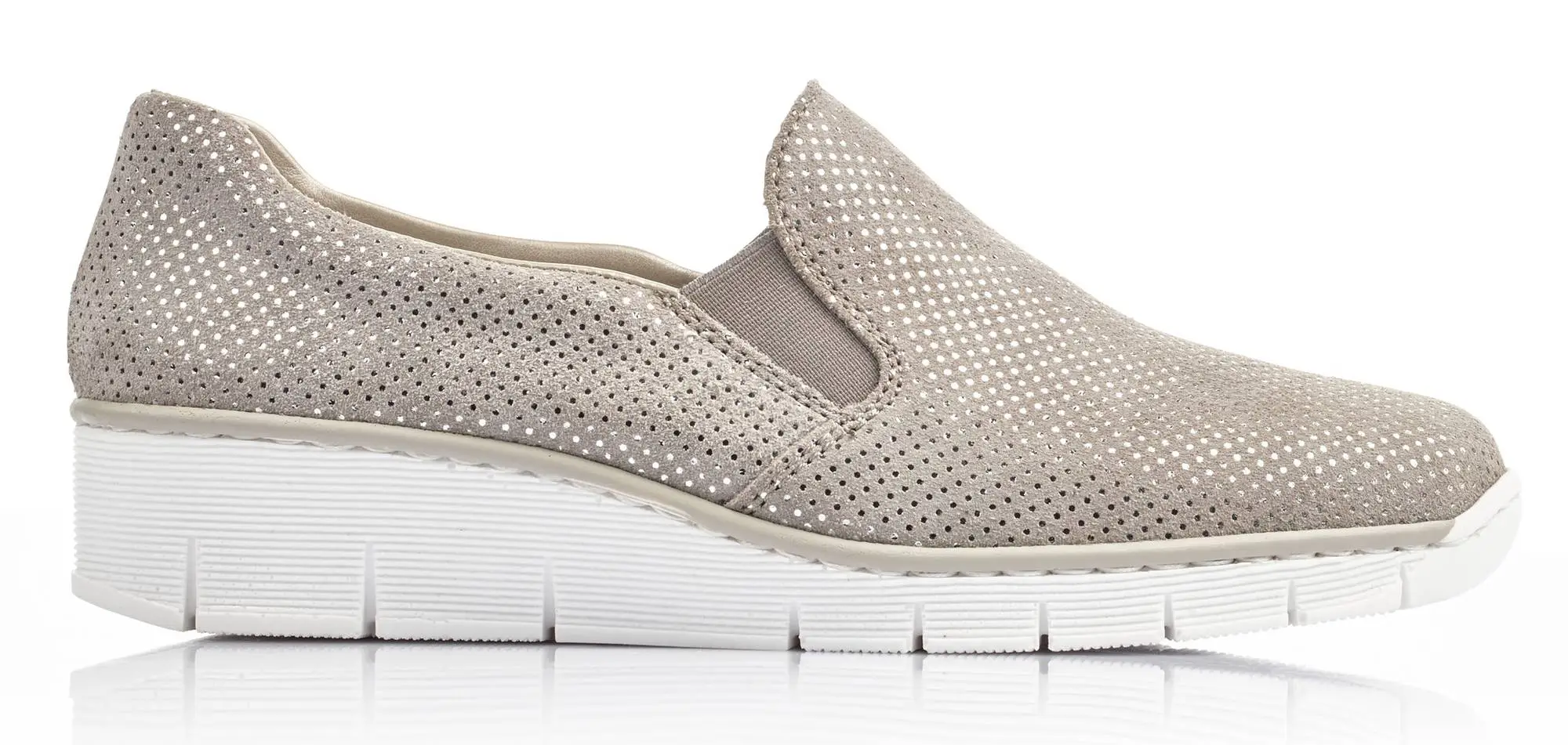 Rieker Promenadskor 53766-41 Grå 3 Rieker Promenadskor 53766-41 Grå