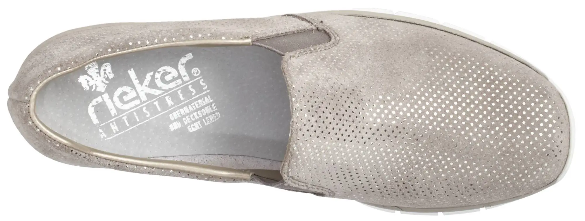 Rieker Promenadskor 53766-41 Grå 5 Rieker Promenadskor 53766-41 Grå - Bild 3