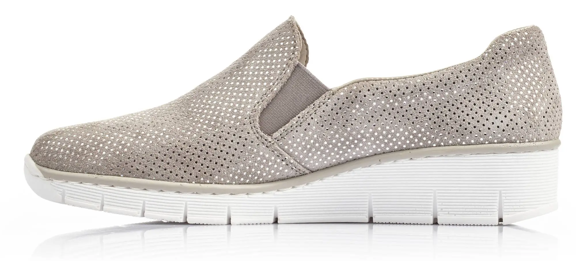 Rieker Promenadskor 53766-41 Grå 4 Rieker Promenadskor 53766-41 Grå - Bild 2