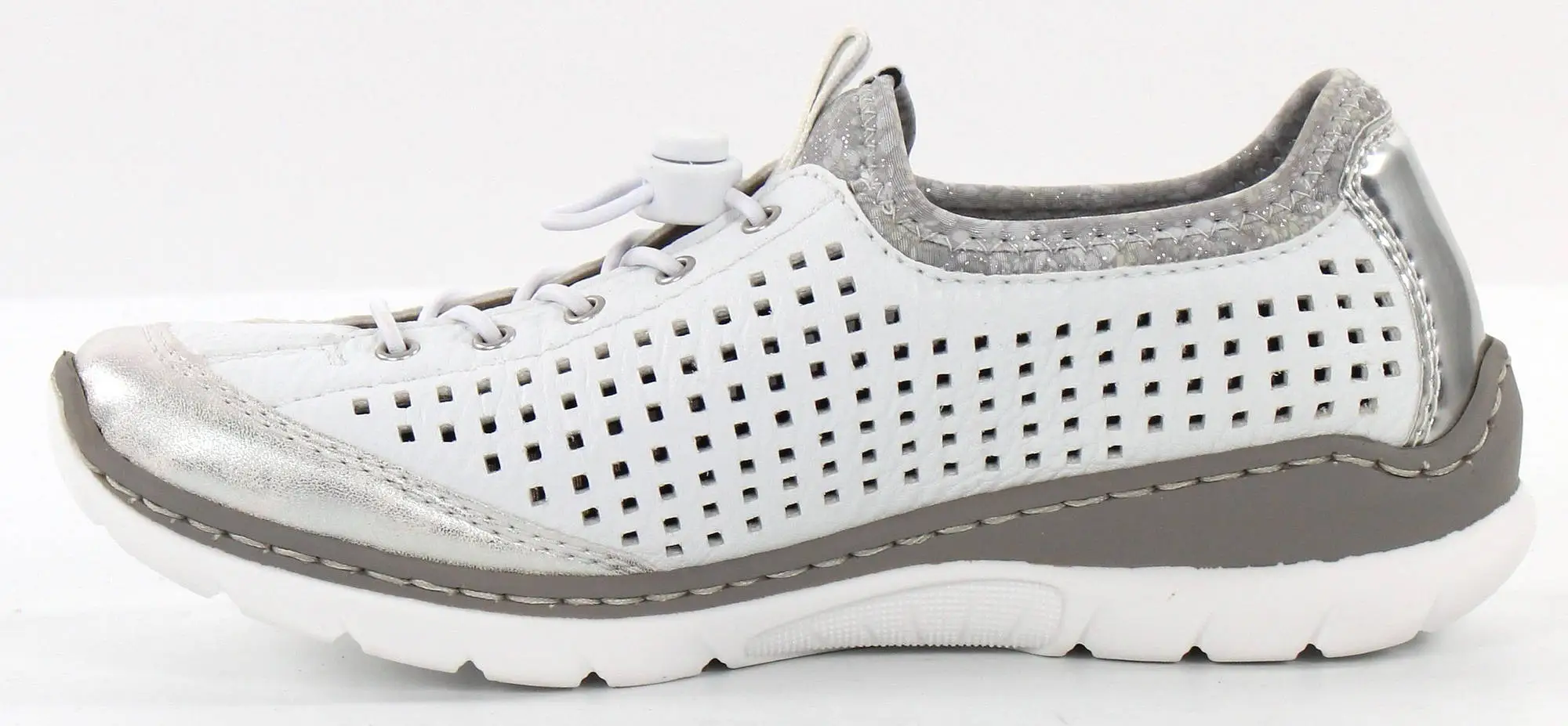 Rieker Promenadskor L3296-81 Vit 4 Rieker Promenadskor L3296-81 Vit - Bild 2