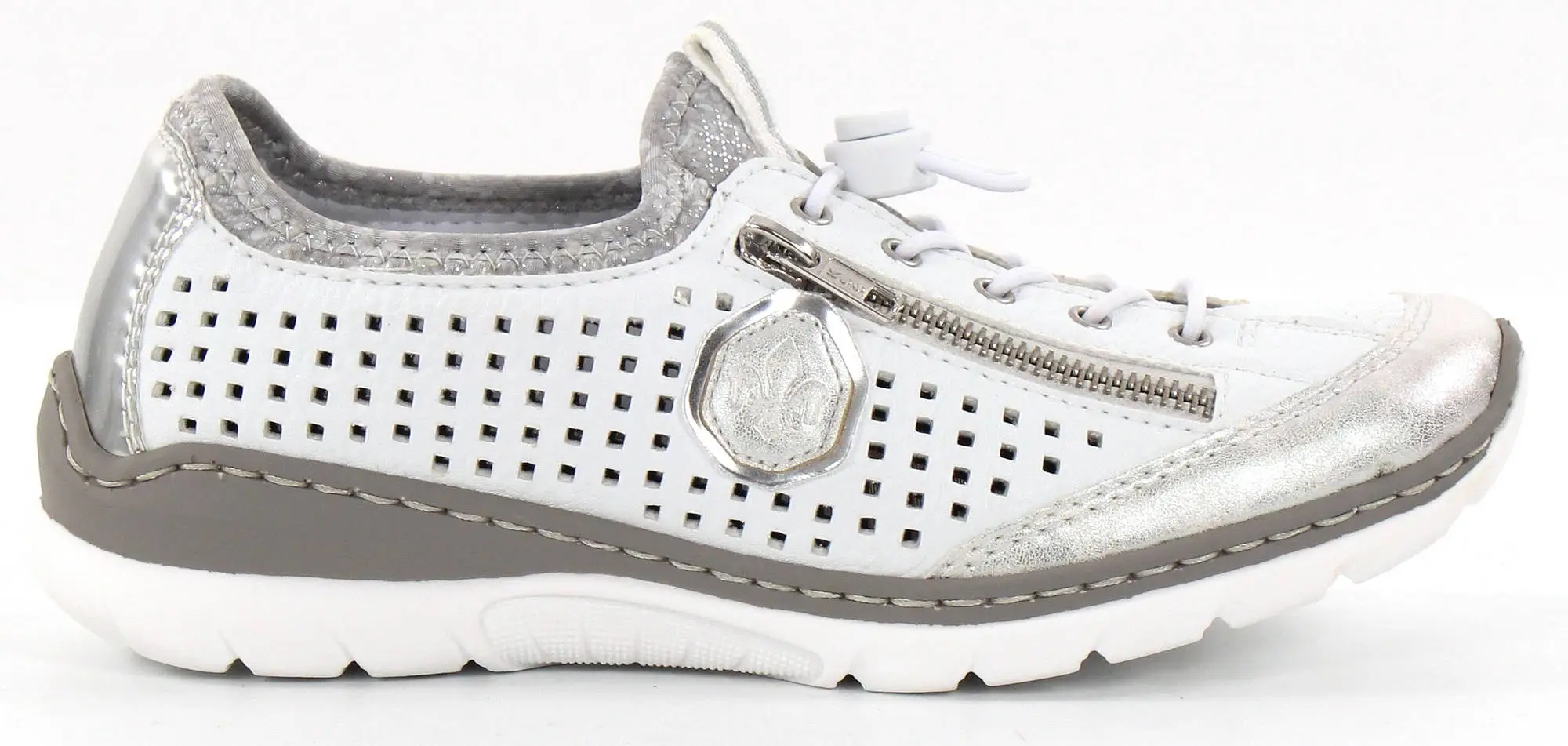 Rieker Promenadskor L3296-81 Vit 3 Rieker Promenadskor L3296-81 Vit