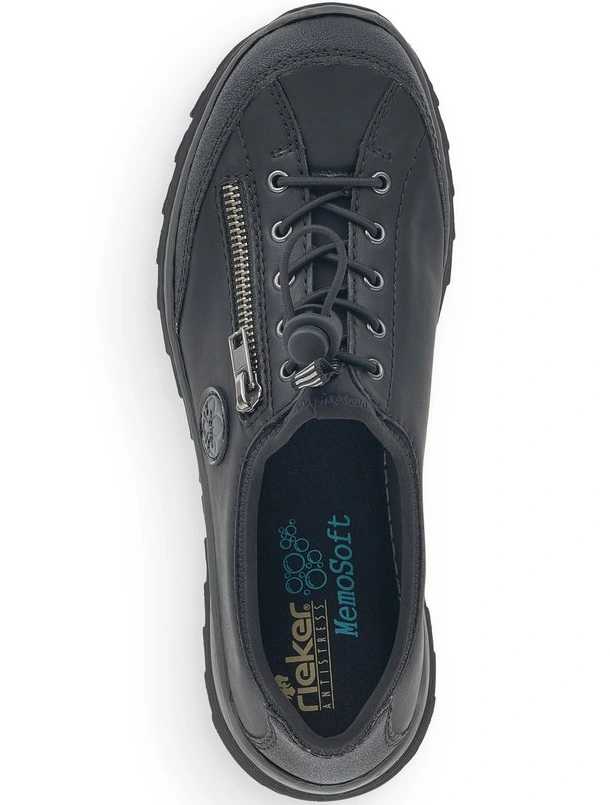 Rieker Promenadskor M6269-02 Svart 5 Rieker Promenadskor M6269-02 Svart - Bild 3