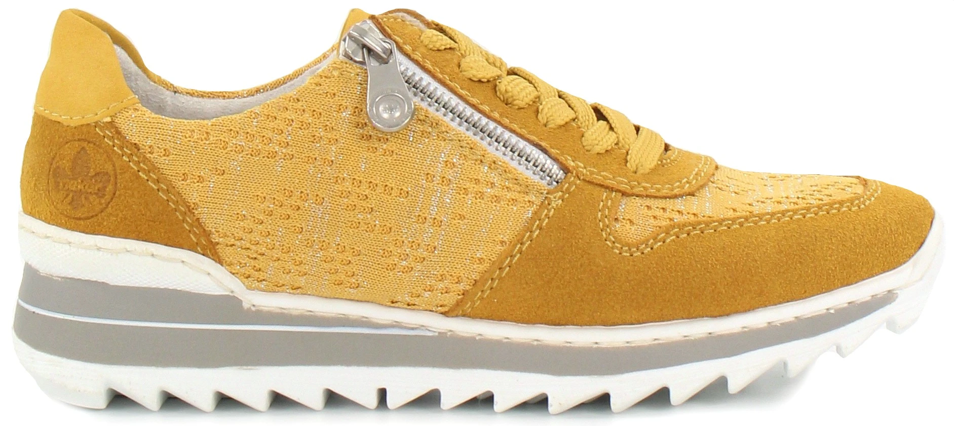 Rieker Promenadskor M6934-68 Gul 3 Rieker Promenadskor M6934-68 Gul