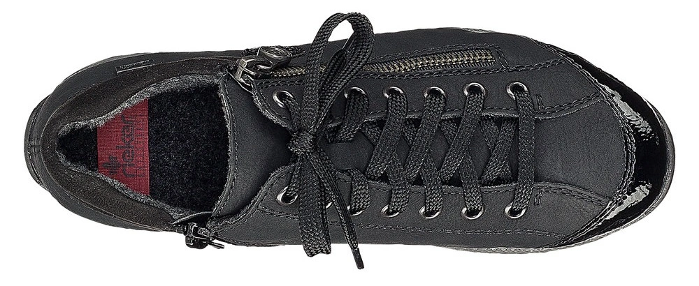 Rieker Promenadskor N1101-01 Svart 5 Rieker Promenadskor N1101-01 Svart - Bild 3