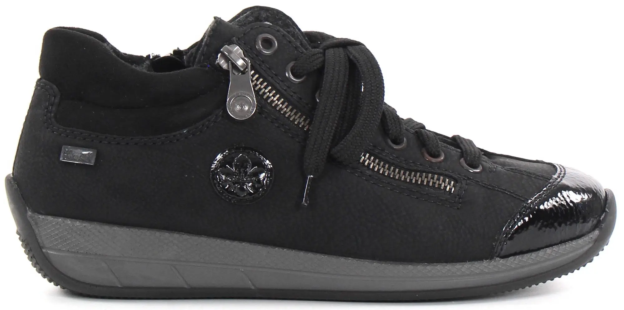 Rieker Promenadskor N1101-01 Svart 3 Rieker Promenadskor N1101-01 Svart