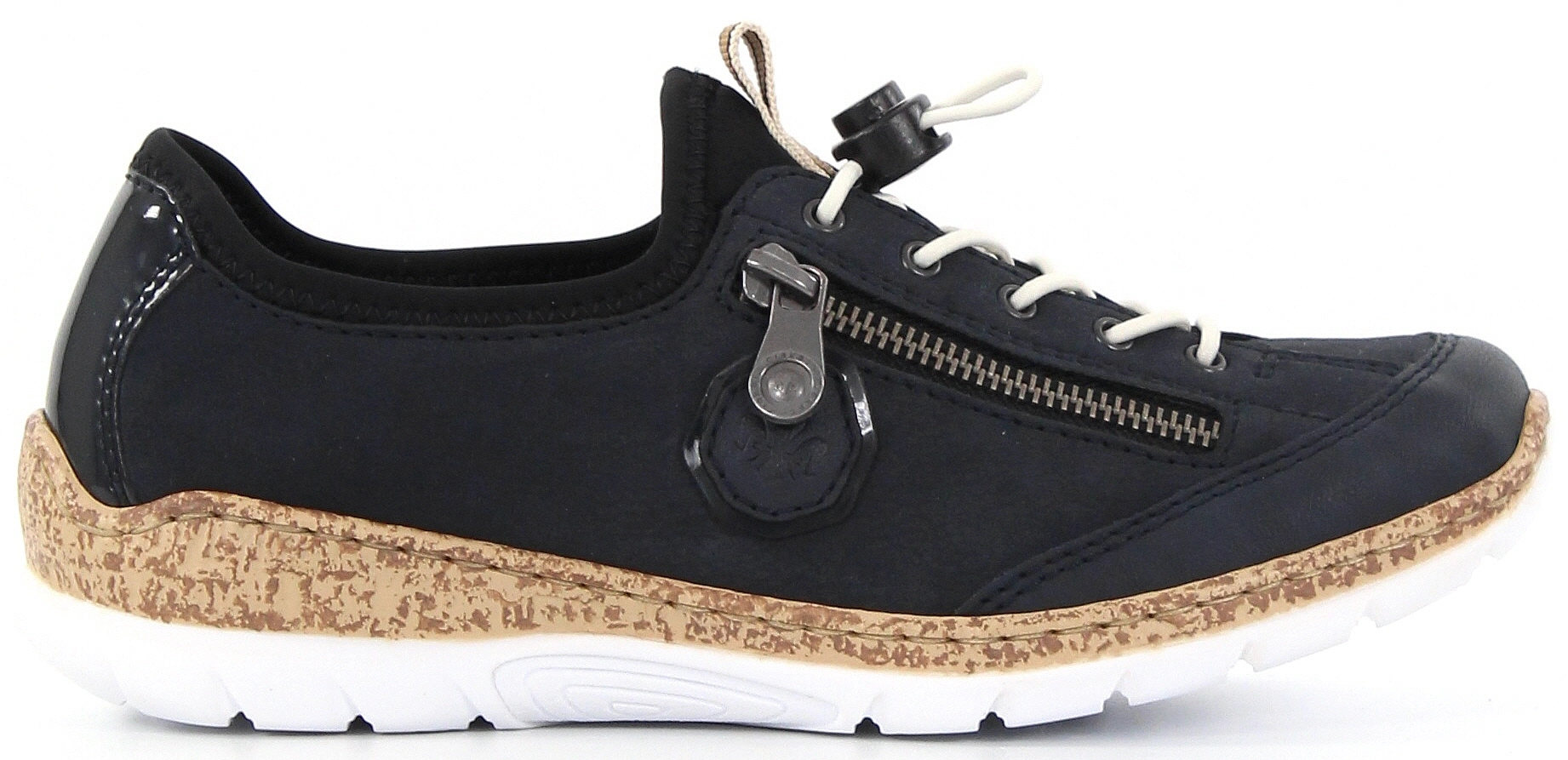 Rieker Promenadskor N4263-14 Blå 3 Rieker Promenadskor N4263-14 Blå