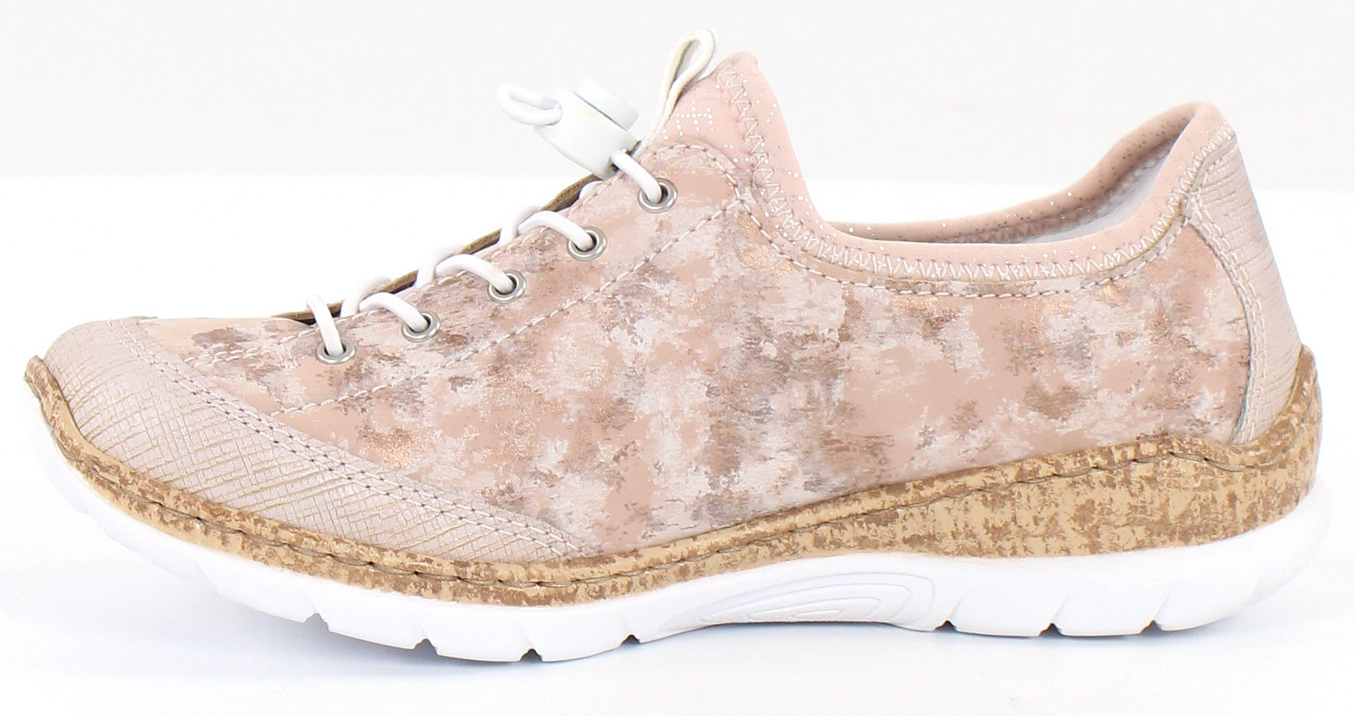 Rieker Promenadskor N4263-30 Rosa 4 Rieker Promenadskor N4263-30 Rosa - Bild 2