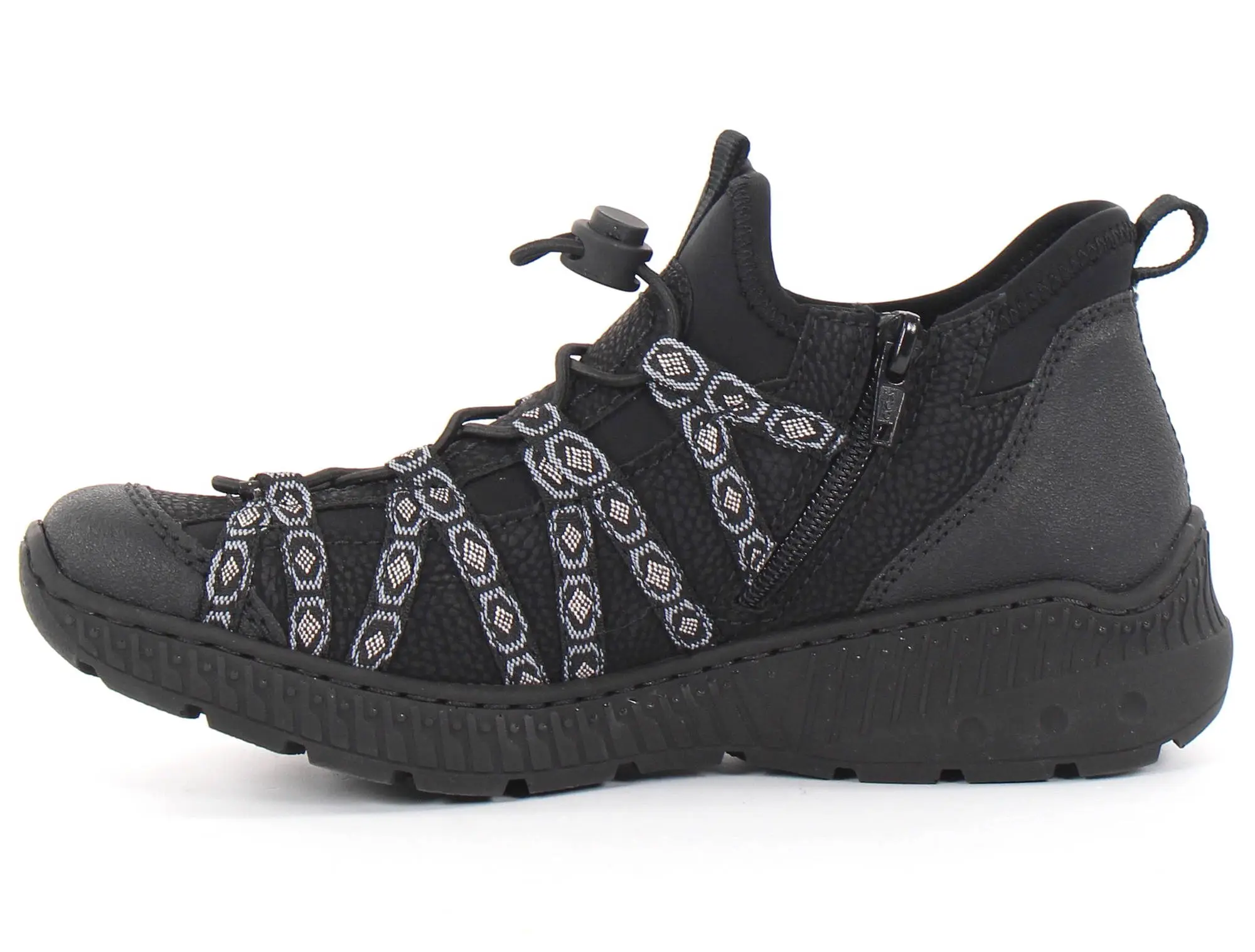 Rieker Promenadskor N62Z8-00 Svart 4 Rieker Promenadskor N62Z8-00 Svart - Bild 2