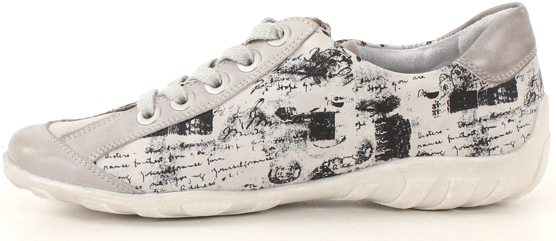 Rieker Remonte Promenadskor R3435-81 Grå 4 Rieker Remonte Promenadskor R3435-81 Grå - Bild 2