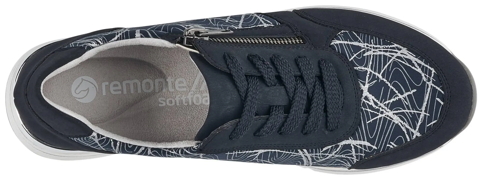 Rieker Remonte Sneakers R6700-14 Blå 5 Rieker Remonte Sneakers R6700-14 Blå - Bild 3