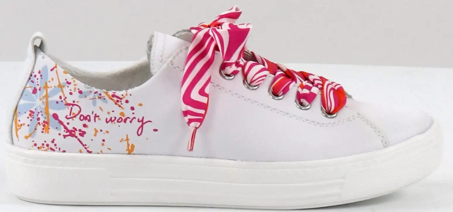 Rieker Remonte Dam Sneakers I Läder D0900-82 Vit 3 Rieker Remonte Dam Sneakers I Läder D0900-82 Vit