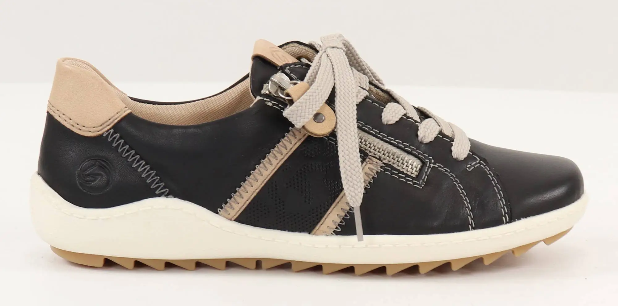 Rieker Remonte Dam Promenadskor Läder R1426-01 Svart 3 Rieker Remonte Dam Promenadskor Läder R1426-01 Svart