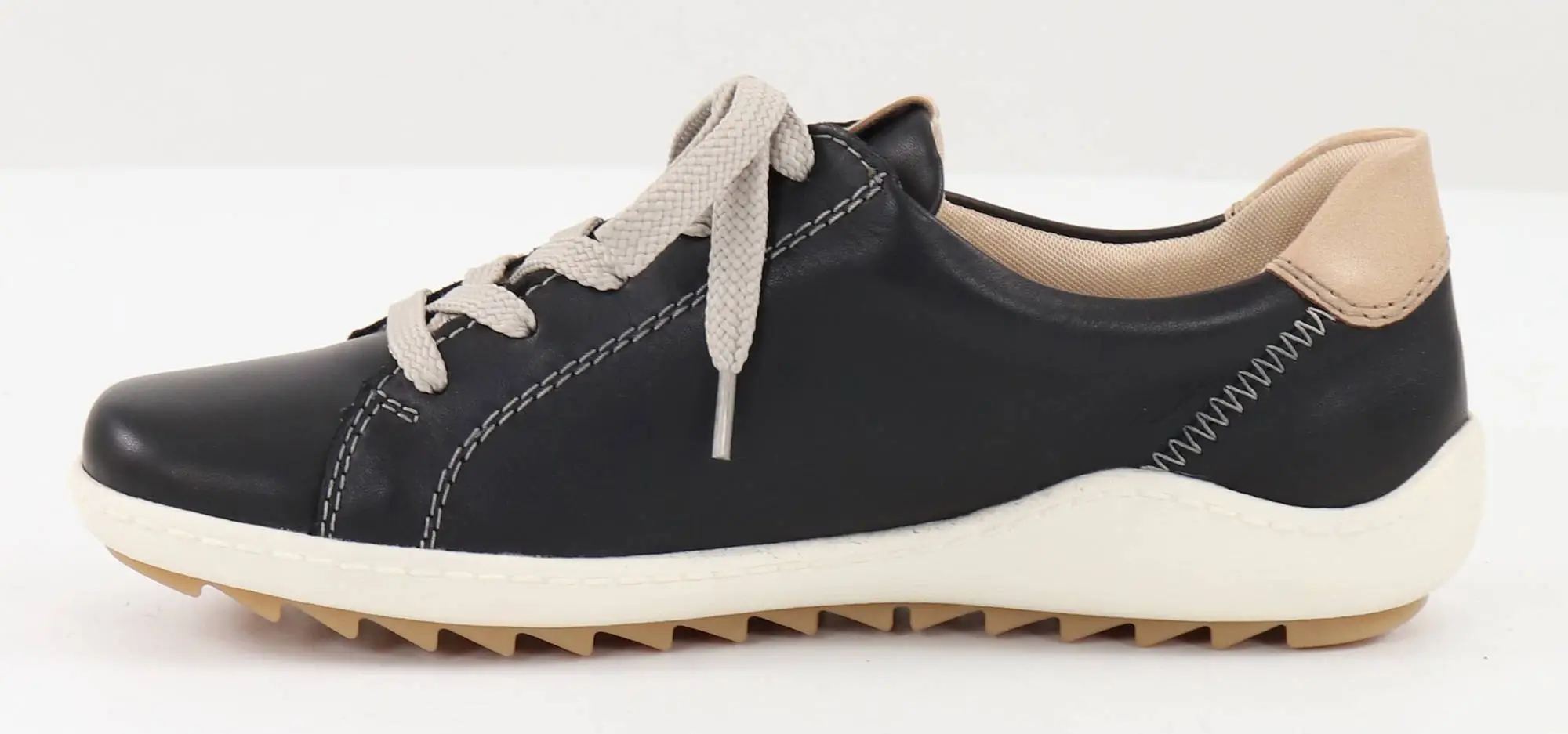 Rieker Remonte Dam Promenadskor Läder R1426-01 Svart 4 Rieker Remonte Dam Promenadskor Läder R1426-01 Svart - Bild 2