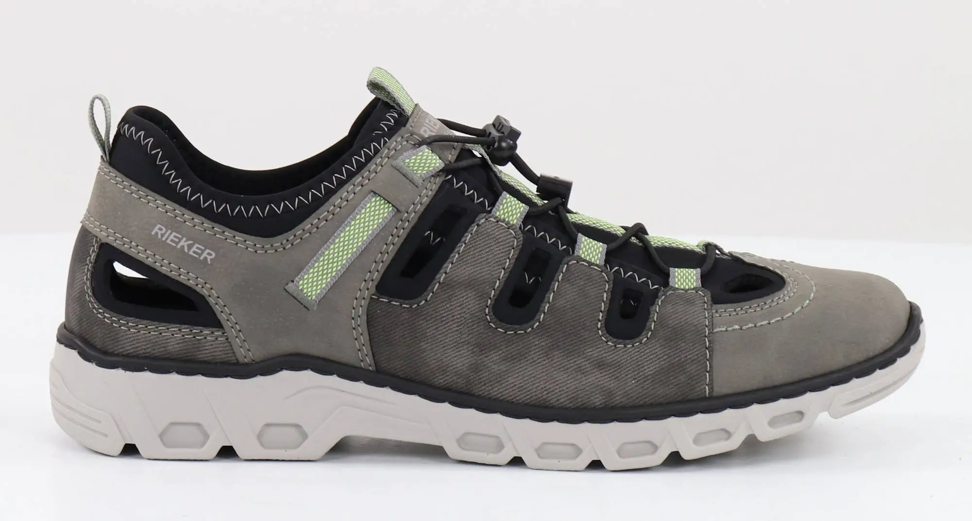 Rieker Herr Promenadskor 14508-40 Grå 3 Rieker Herr Promenadskor 14508-40 Grå