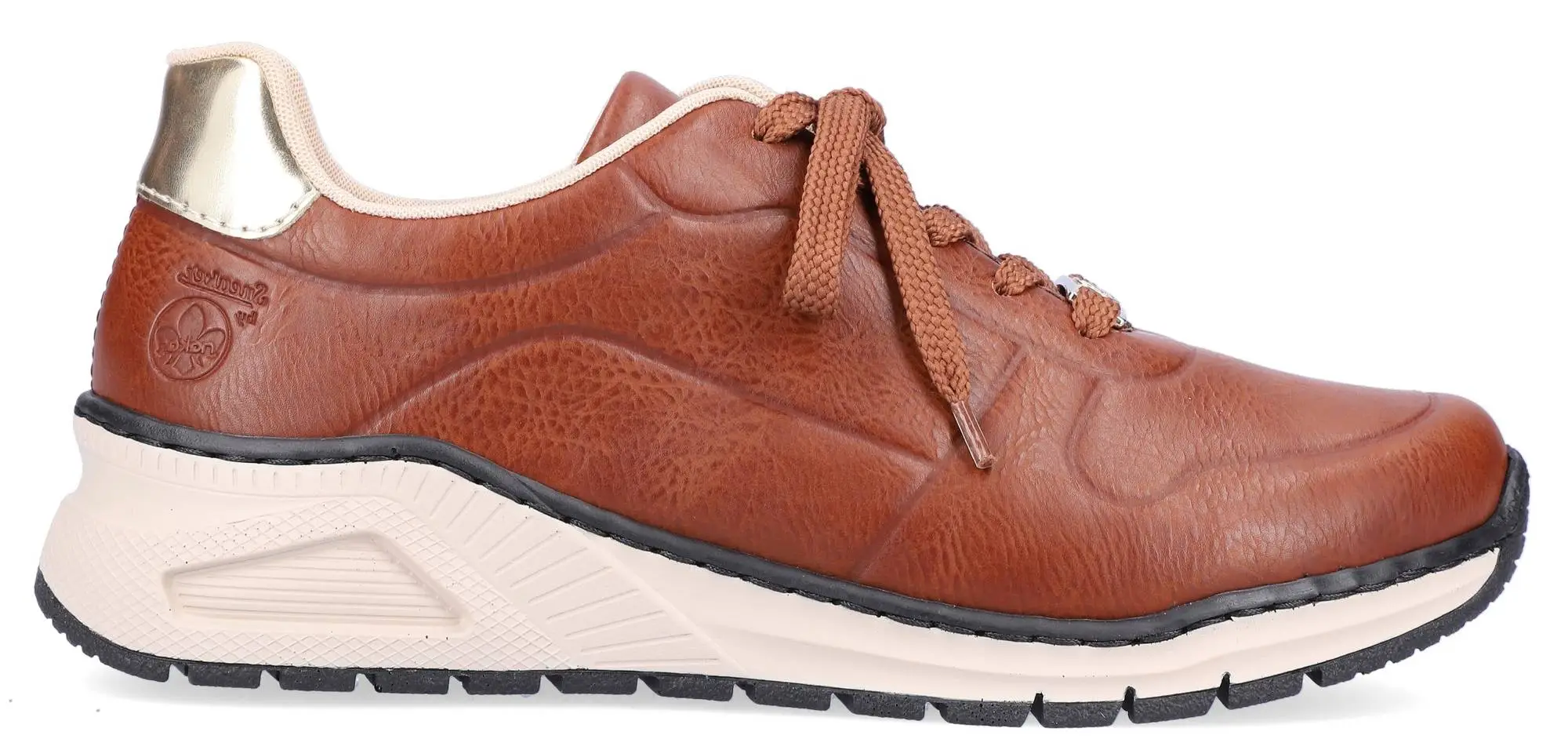 Rieker Sneakers M4903-24 Brun/guld 3 Rieker Sneakers M4903-24 Brun/guld
