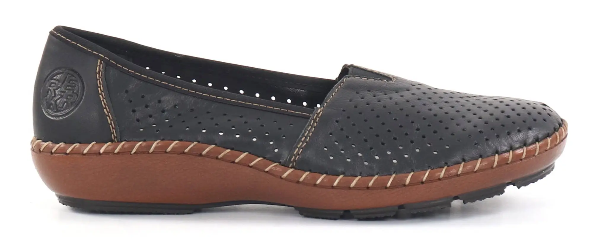 Rieker Promenadskor 44854-00 Svart 3 Rieker Promenadskor 44854-00 Svart