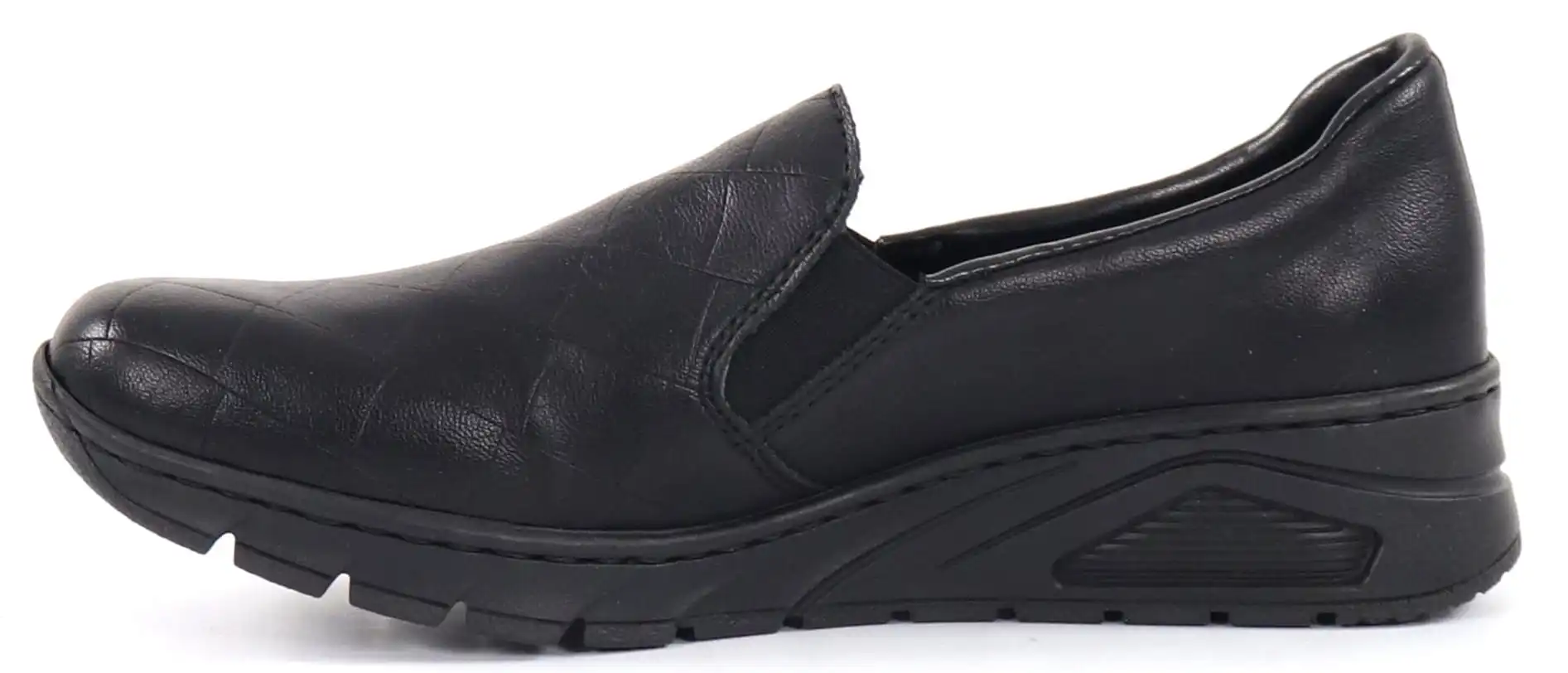 Rieker Dam Promenadskor Med Låg Kilklack N3363-00 Svart 4 Rieker Dam Promenadskor Med Låg Kilklack N3363-00 Svart - Bild 2