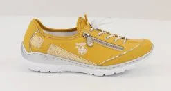 Rieker Dam Mjuka Promenadskor L32T4-69 Gul