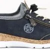 Rieker Dam Sneakers N4263-16, Blå